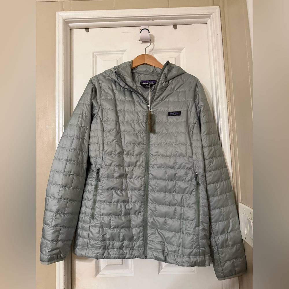 Patagonia Women's  nano puff fitz Roy trout hoody new